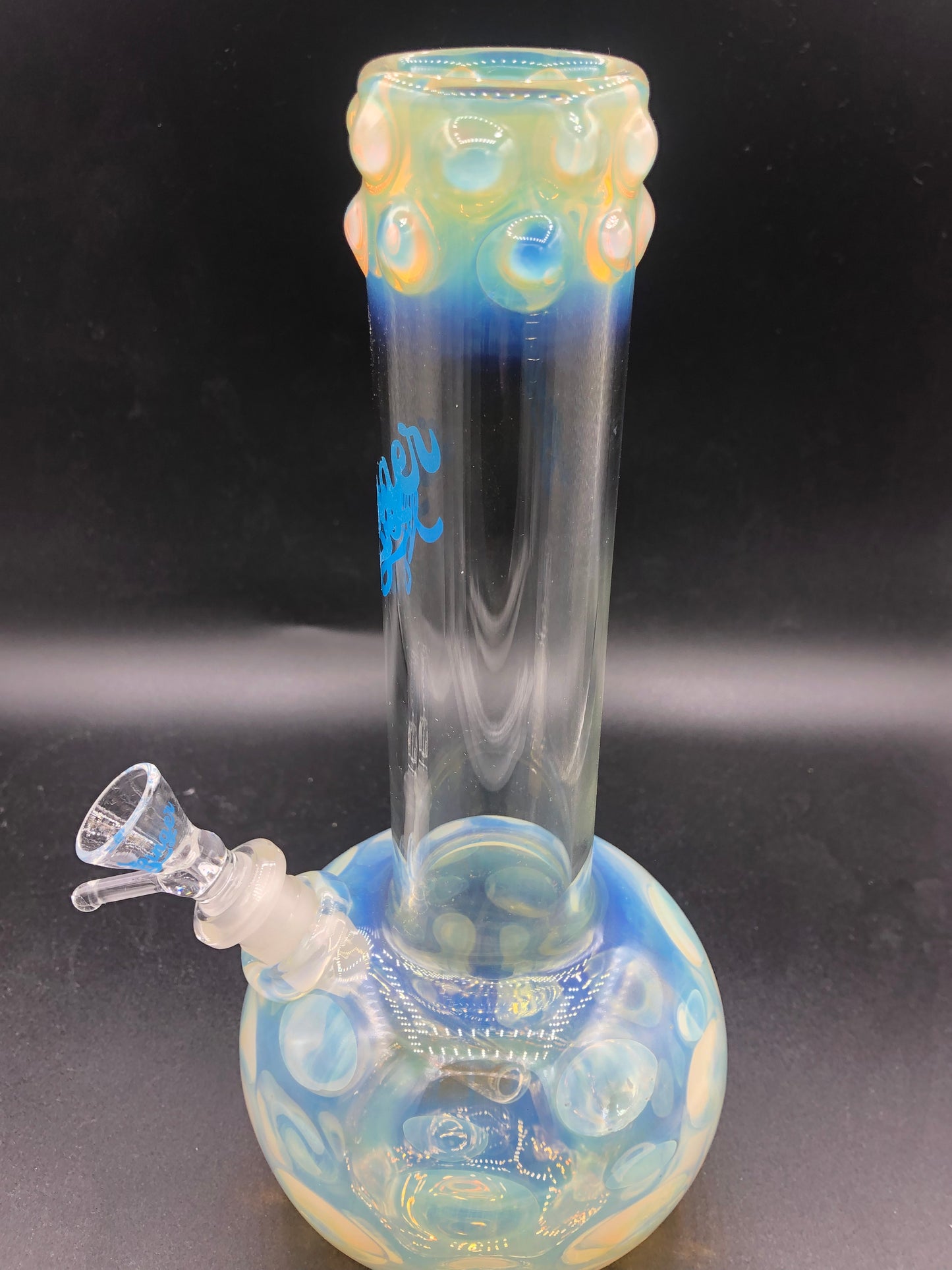 10” Single Bubble Dots Binger Bong 1001
