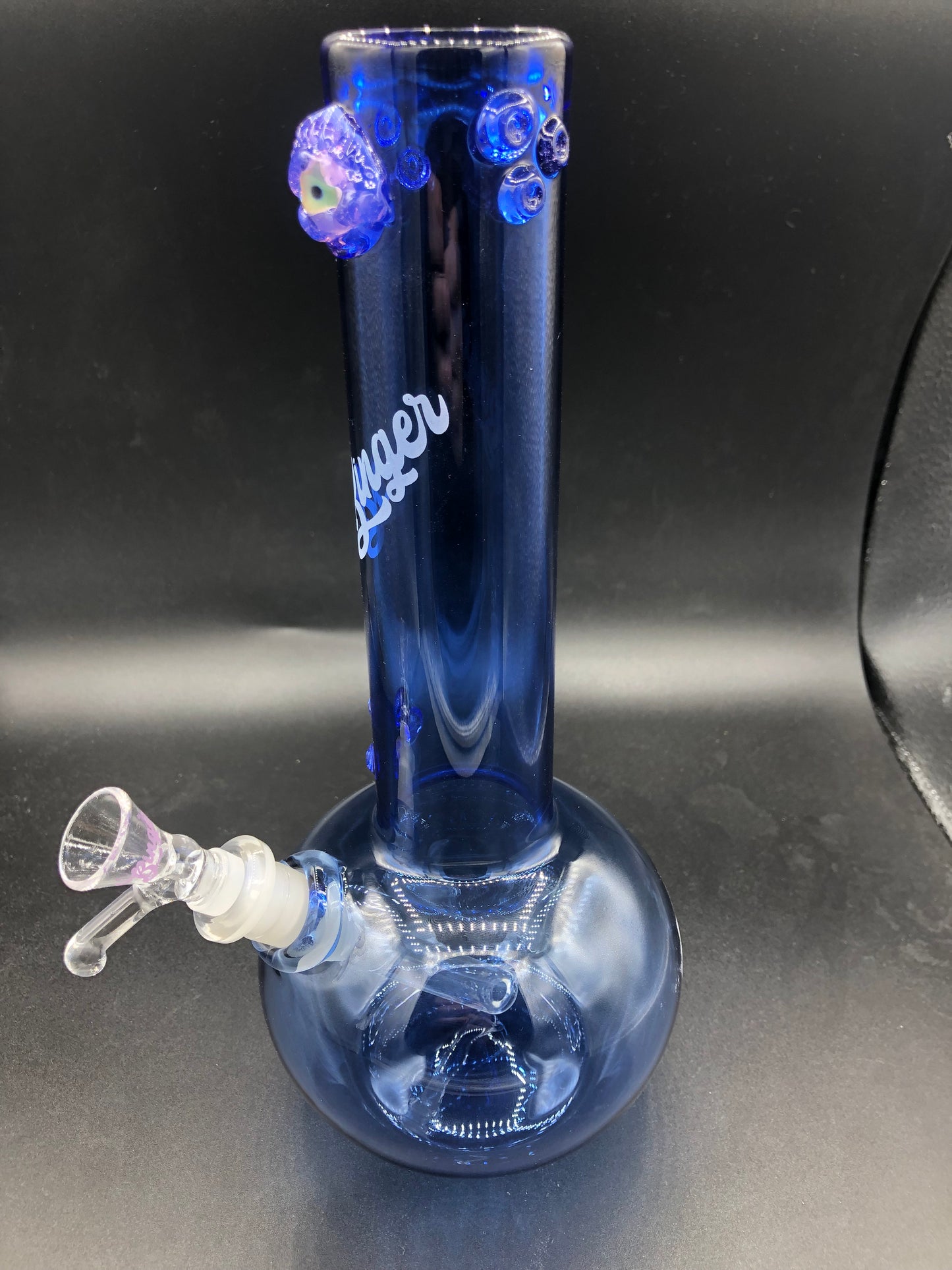 10 1/4" Single Bubble Eyeball Binger Bong 2002