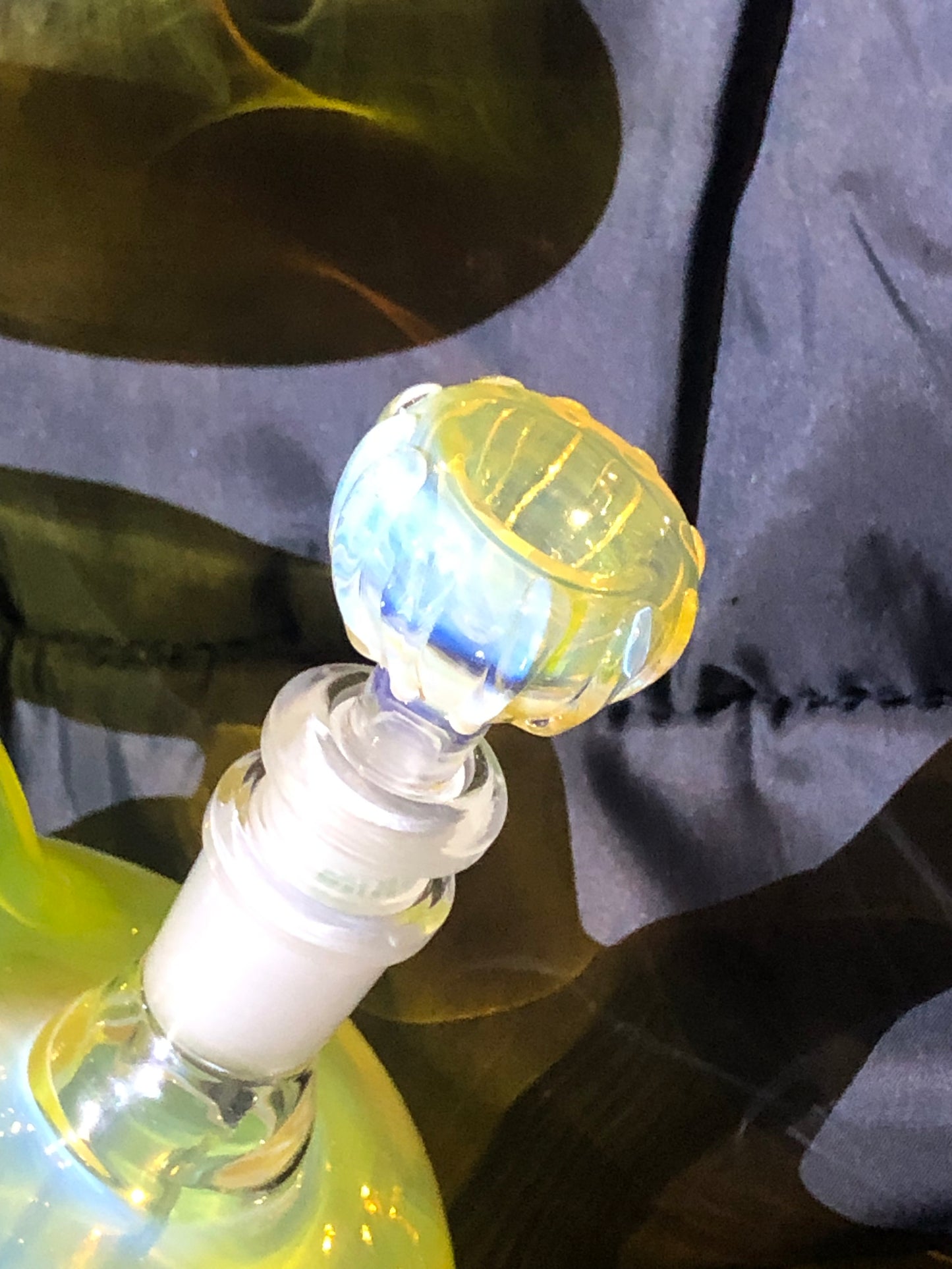 Silver Fume Double Bend Binger Bong 5002
