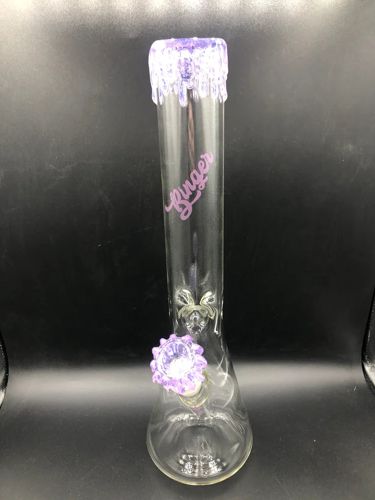 14” Pink Slyme Binger Beaker Bong