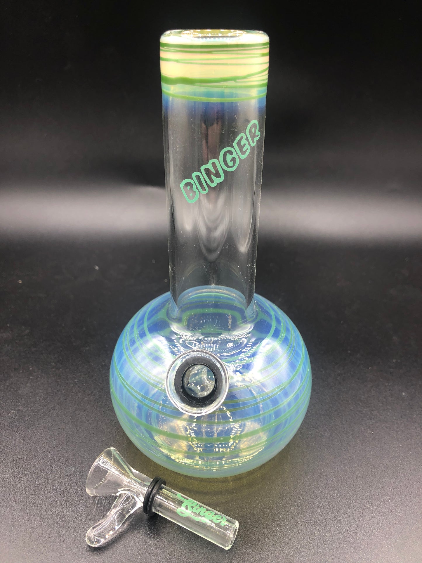 6 1/4” Grommet Style Mini Binger  Bong 008
