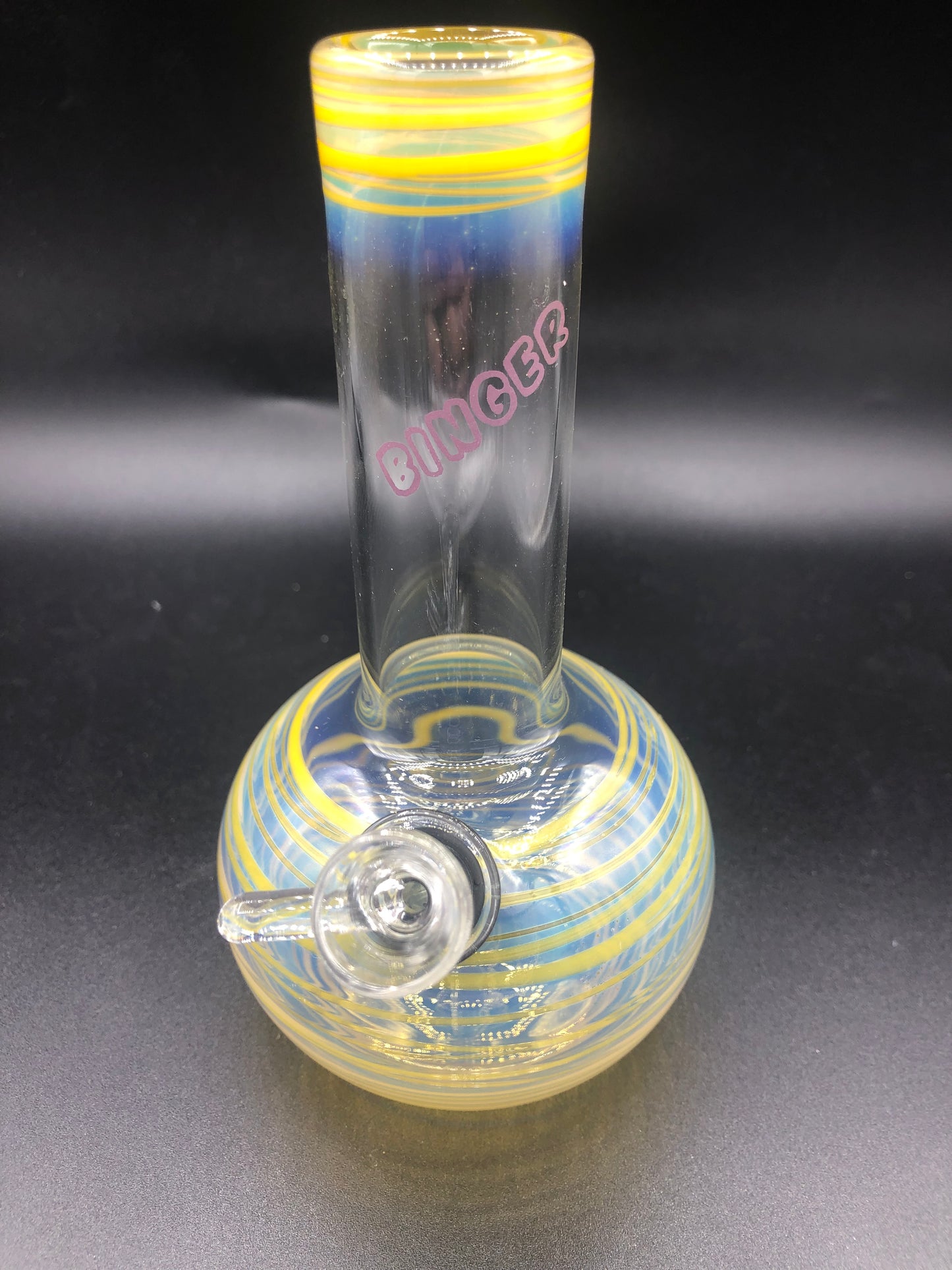6 1/4” Grommet Style Mini Binger  Bong 009