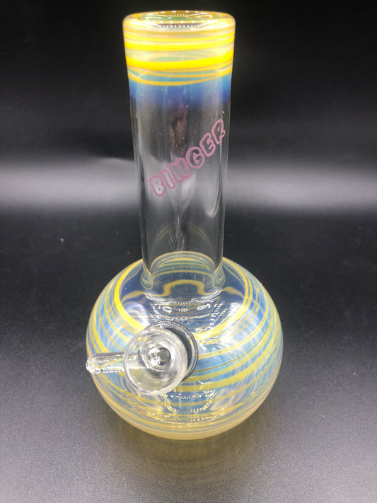 6 1/4” Grommet Style Mini Binger  Bong 009