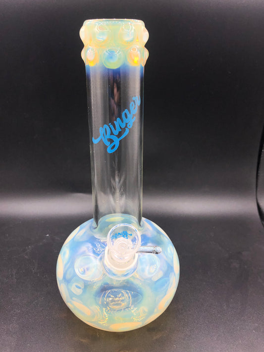 10”  Single Bubble Dots Binger Bong 1001