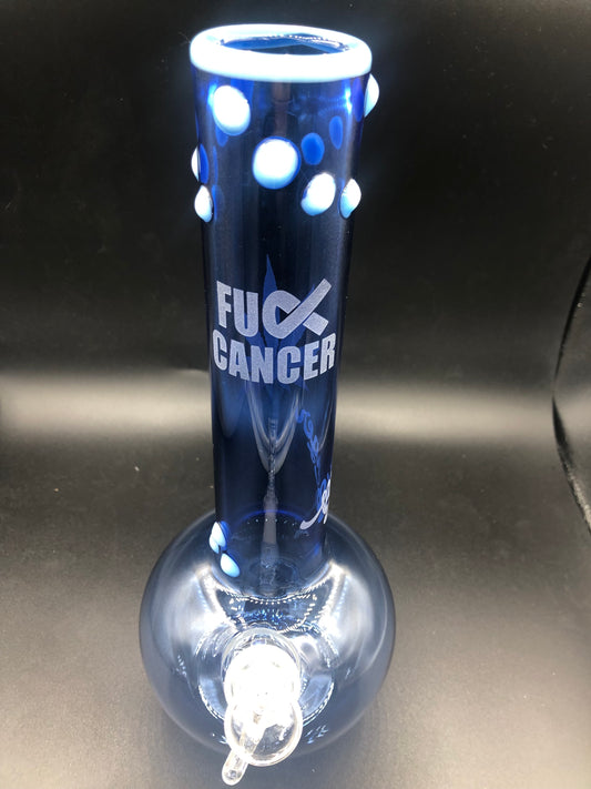 11" Single Bubble Binger Bong W/Sand Blasting Images 1001