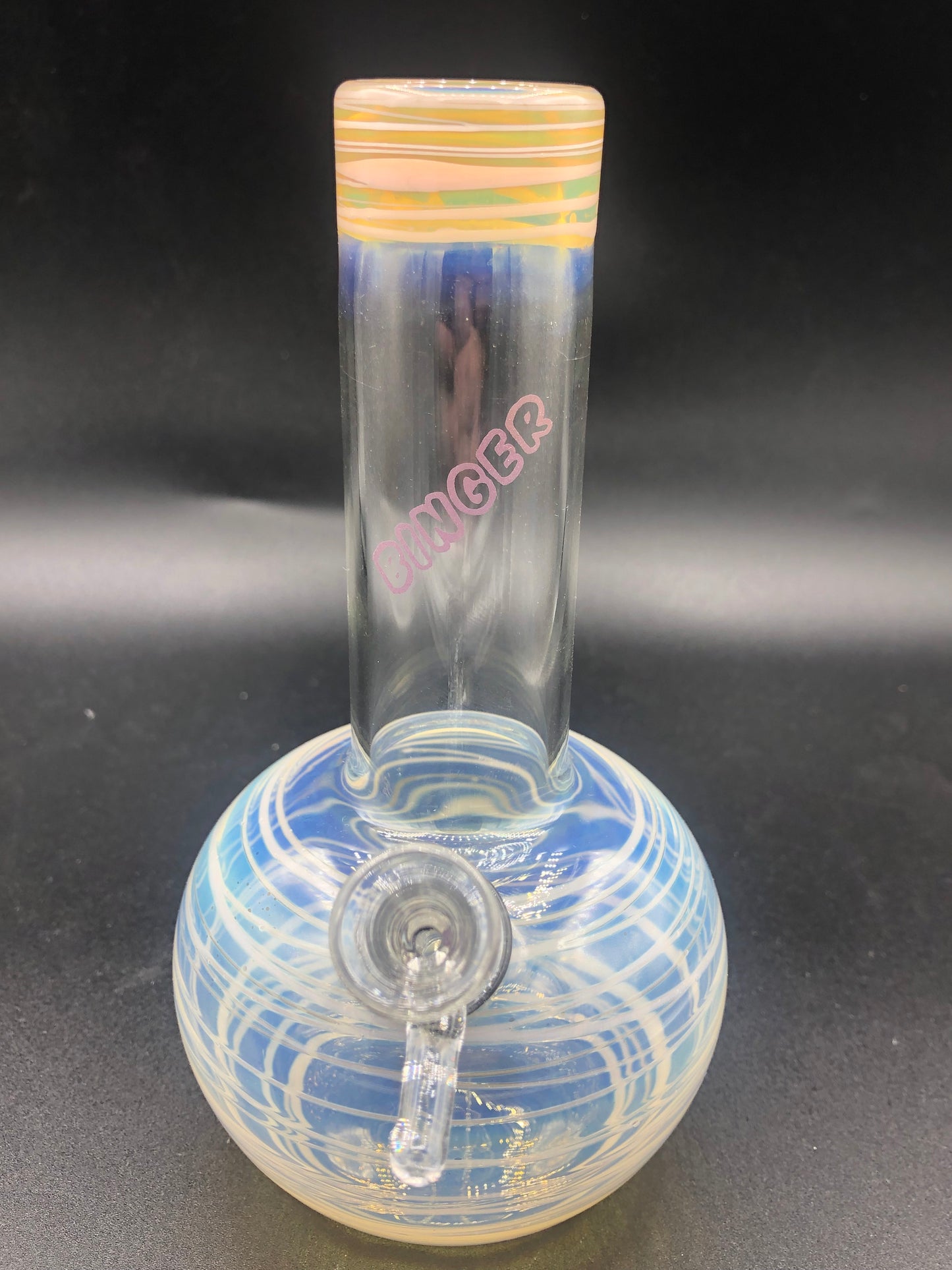 6 1/4” Grommet Style Mini Binger  Bong 004