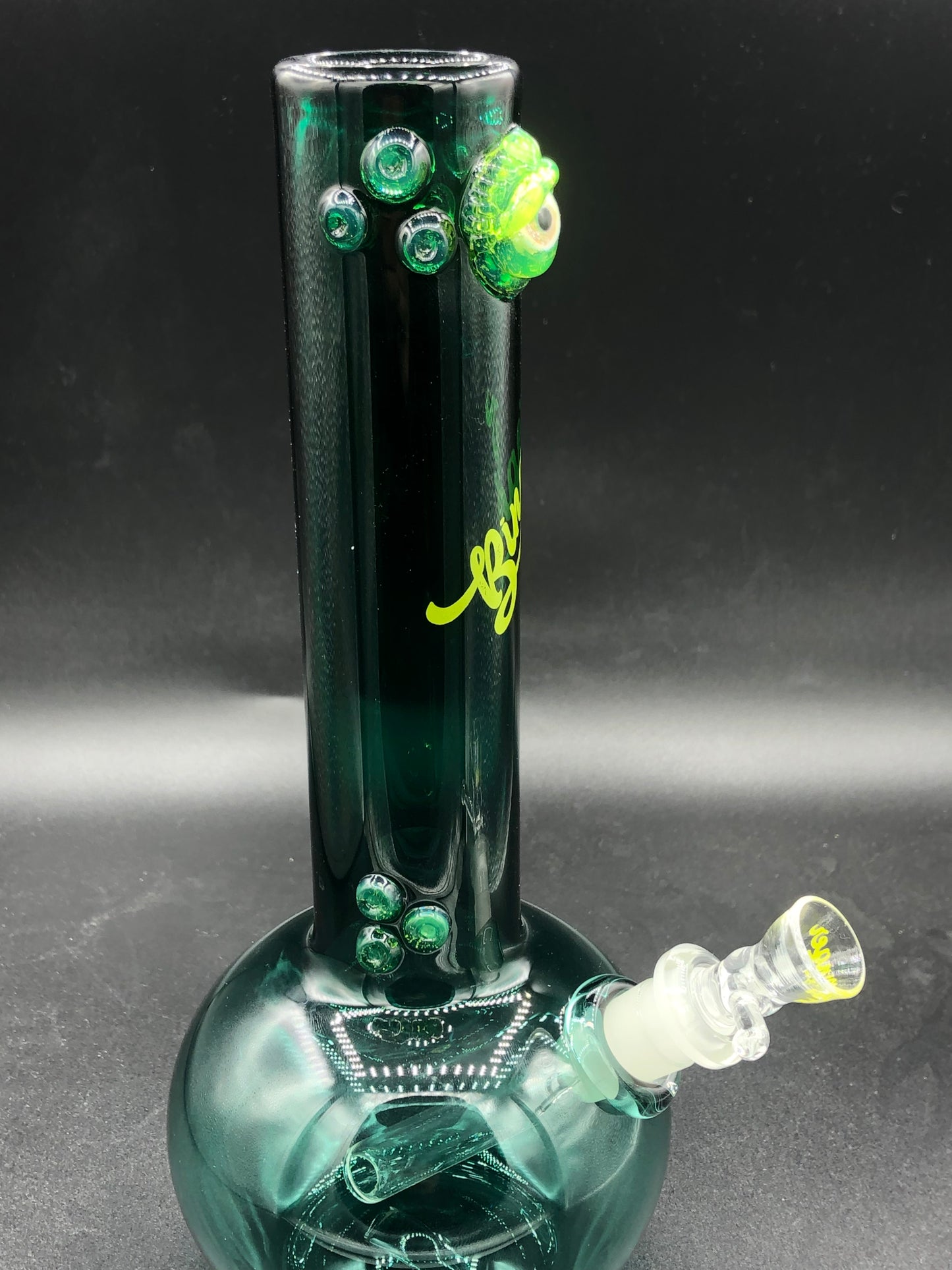10 1/2" Single Bubble Eyeball Binger Bong 2003