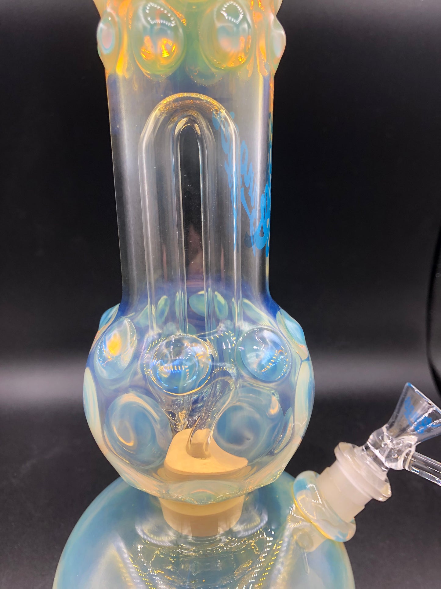 10 1/4”  Double Perk Binger Bong 1003