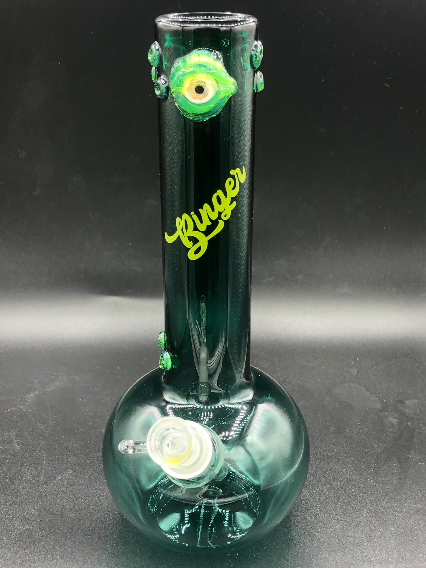 10 1/2" Single Bubble Eyeball Binger Bong 2003