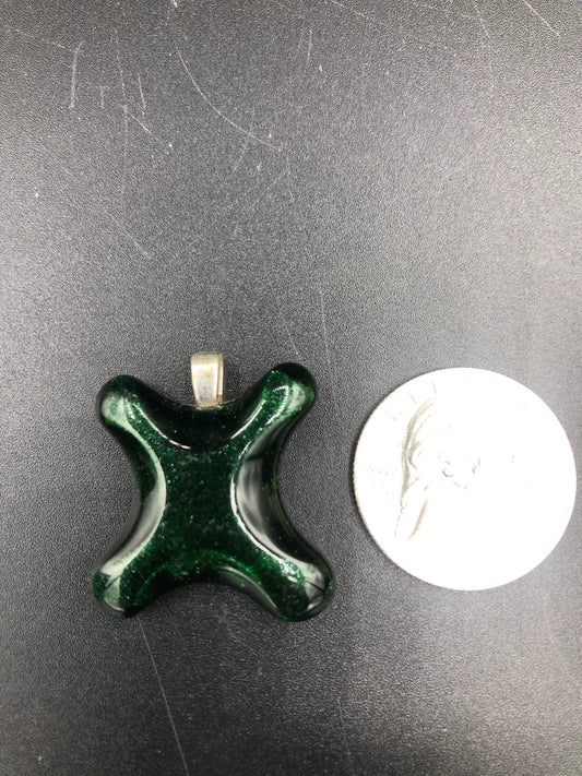 Sparkling Emerald Green Pendant 0010
